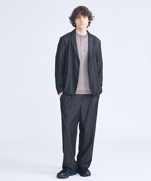 ABAHOUSE / アバハウス ニット・セーター | リブニット ヘンリーネック プルオーバー | 詳細27