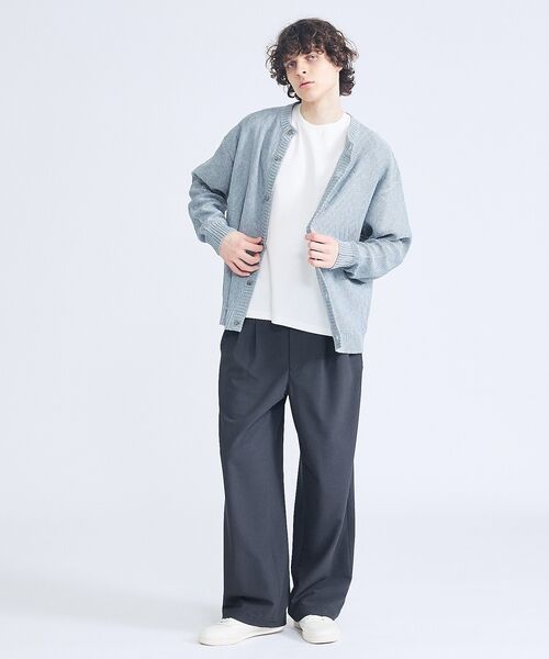 ABAHOUSE / アバハウス カーディガン・ボレロ | ドライタッチ ペーパーライク クルーネックカーディガン | 詳細11