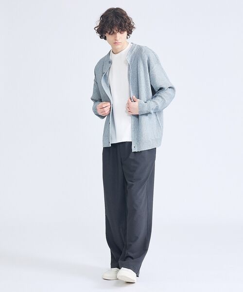 ABAHOUSE / アバハウス カーディガン・ボレロ | ドライタッチ ペーパーライク クルーネックカーディガン | 詳細12