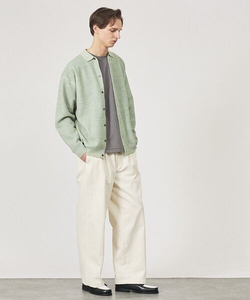 ABAHOUSE / アバハウス カーディガン・ボレロ | ハニカムメッシュ ニットポロカーディガン / ニットシャツ | 詳細13
