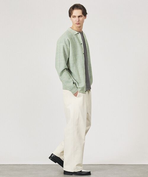 ABAHOUSE / アバハウス カーディガン・ボレロ | ハニカムメッシュ ニットポロカーディガン / ニットシャツ | 詳細14