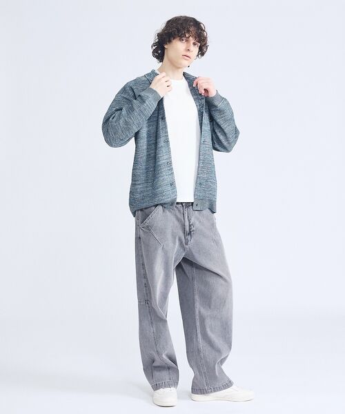 ABAHOUSE / アバハウス カーディガン・ボレロ | ハニカムメッシュ ニットポロカーディガン / ニットシャツ | 詳細26