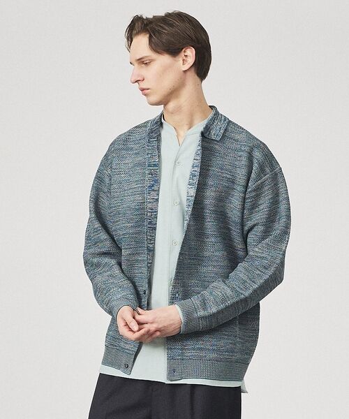 ABAHOUSE / アバハウス カーディガン・ボレロ | ハニカムメッシュ ニットポロカーディガン / ニットシャツ | 詳細27