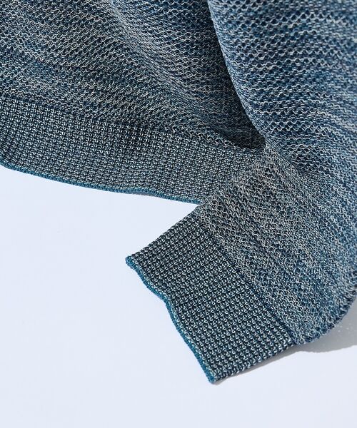 ABAHOUSE / アバハウス カーディガン・ボレロ | ハニカムメッシュ ニットポロカーディガン / ニットシャツ | 詳細22