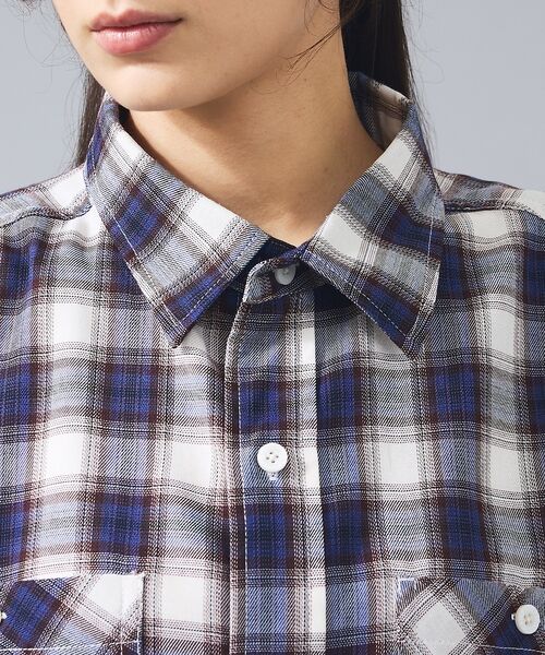 ABAHOUSE / アバハウス シャツ・ブラウス | 【UNIVERSAL OVERALL / ユニバーサルオーバーオール】オンブレチ | 詳細26