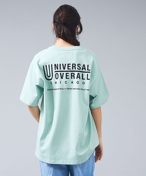 ABAHOUSE / アバハウス Tシャツ | 【UNIVERSAL OVERALL/ユニバーサルオーバーオール】LOGO BA（グリーン系その他1）