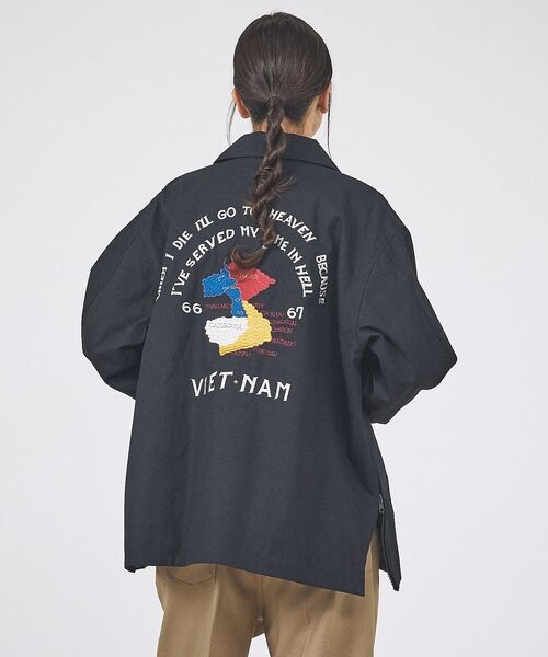 ABAHOUSE / アバハウス ブルゾン | 【TAION / タイオン】NON DOWN REVERSIBLE VET BL | 詳細15