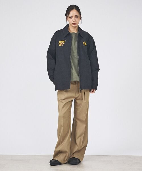 ABAHOUSE / アバハウス ブルゾン | 【TAION / タイオン】NON DOWN REVERSIBLE VET BL | 詳細16