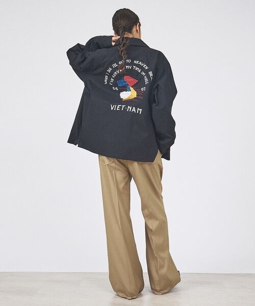 ABAHOUSE / アバハウス ブルゾン | 【TAION / タイオン】NON DOWN REVERSIBLE VET BL | 詳細17