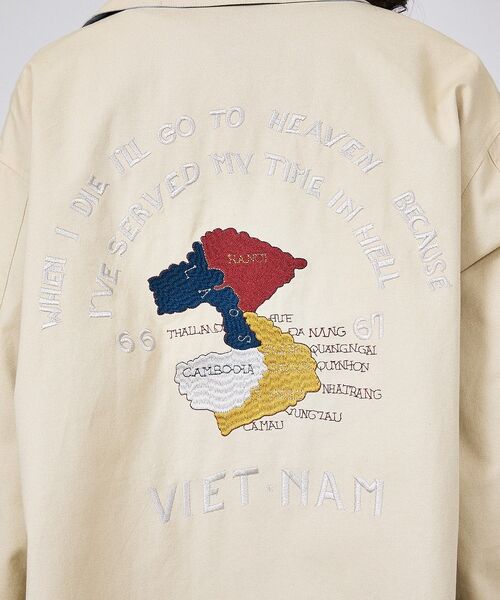 ABAHOUSE / アバハウス ブルゾン | 【TAION / タイオン】NON DOWN REVERSIBLE VET BL | 詳細22