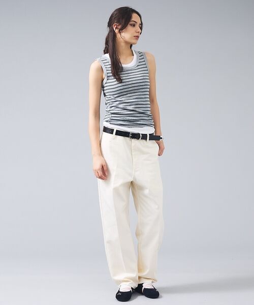 ABAHOUSE / アバハウス ベルト・サスペンダー | Puntale Leather Plain Belt/ ウエスタンベルト/プンタ | 詳細1