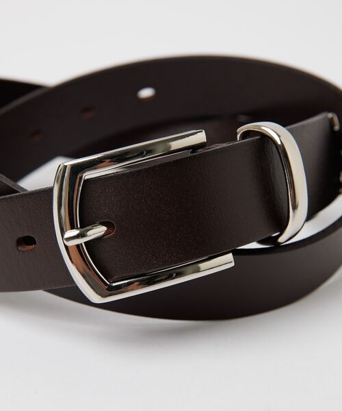ABAHOUSE / アバハウス ベルト・サスペンダー | Puntale Leather Plain Belt/ ウエスタンベルト/プンタ | 詳細8