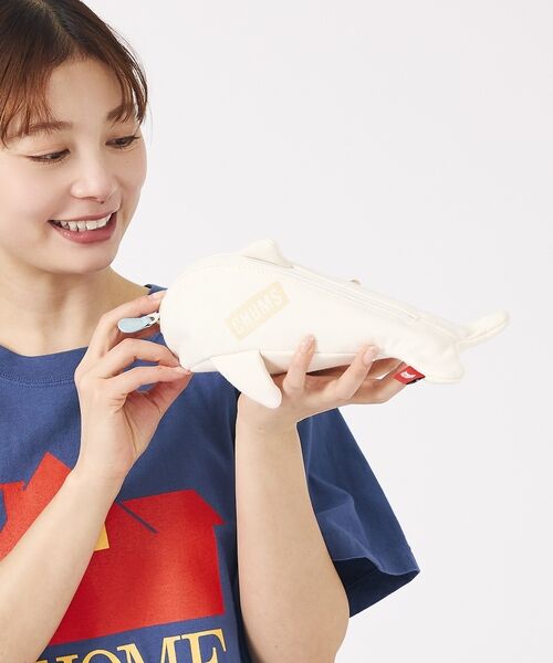 ABAHOUSE / アバハウス ポーチ | 【CHUMS / チャムス】Cetacea Zipper Pouch / シャチ | 詳細4