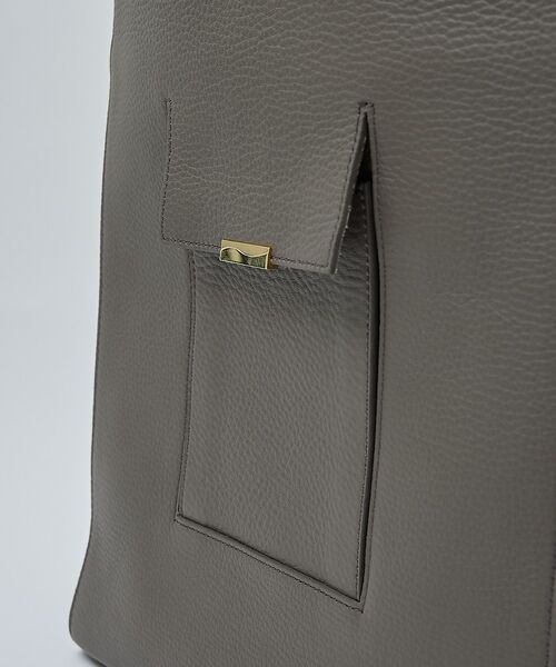ABAHOUSE / アバハウス ショルダーバッグ | 【UNISEX】NATURAL SHRINK LEATHER - TOTE BA | 詳細3