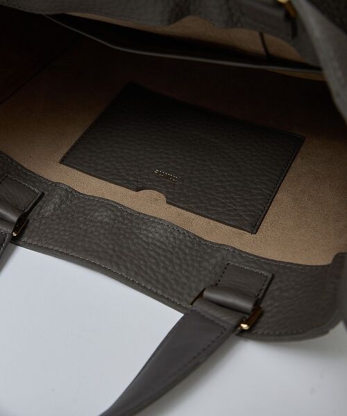ABAHOUSE / アバハウス ショルダーバッグ | 【UNISEX】NATURAL SHRINK LEATHER - TOTE BA | 詳細5