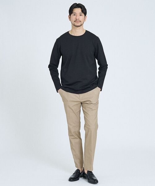 ABAHOUSE / アバハウス Tシャツ | 【SMART CLOSET】抗菌防臭 ポンチクルーネック 長袖Tシャツ | 詳細24