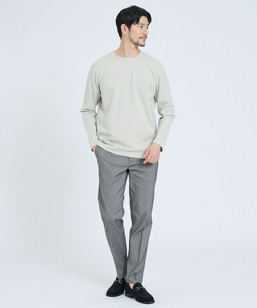 ABAHOUSE / アバハウス Tシャツ | 【SMART CLOSET】抗菌防臭 ポンチクルーネック 長袖Tシャツ | 詳細28