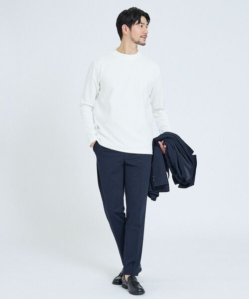 ABAHOUSE / アバハウス Tシャツ | 【SMART CLOSET/WEB限定】抗菌防臭 ポンチモックネック 長袖Tシャ | 詳細2