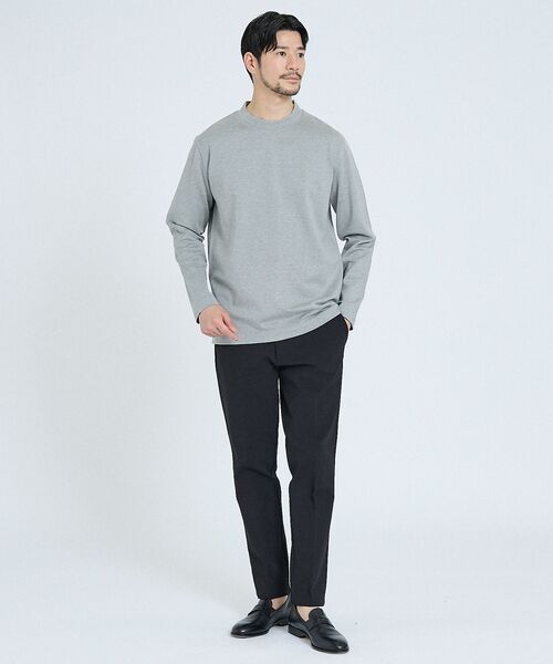 ABAHOUSE / アバハウス Tシャツ | 【SMART CLOSET/WEB限定】抗菌防臭 ポンチモックネック 長袖Tシャ | 詳細6