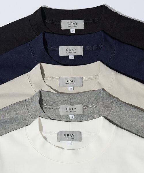 ABAHOUSE / アバハウス Tシャツ | 【SMART CLOSET/WEB限定】抗菌防臭 ポンチモックネック 長袖Tシャ | 詳細13