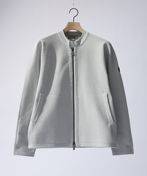 ABAHOUSE / アバハウス ブルゾン | ハイゲージニット ライダース | 詳細3