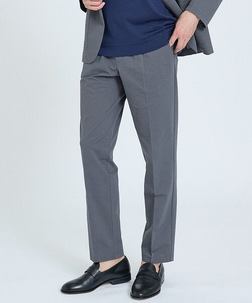 ABAHOUSE / アバハウス スラックス・ドレスパンツ | 【SMART CLOSET】接触冷感 カットメッシュ スラックス / セットアッ(グレー)