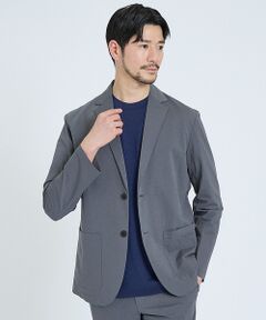 ABAHOUSE / アバハウス テーラードジャケット | 【SMART CLOSET】接触冷感 カットメッシュ ジャケット / セットアッ