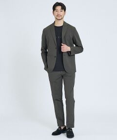 ABAHOUSE / アバハウス テーラードジャケット | 【SMART CLOSET / 上下2点セット】接触冷感 カットメッシュ セット