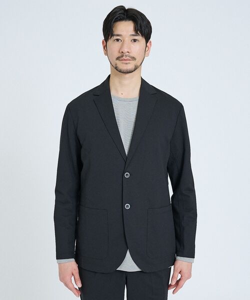ABAHOUSE / アバハウス テーラードジャケット | 【SMART CLOSET / 上下2点セット】接触冷感 カットメッシュ セット | 詳細25