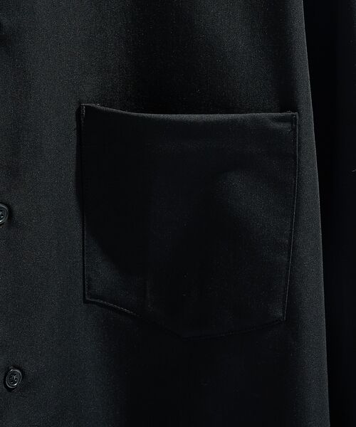 ABAHOUSE / アバハウス シャツ・ブラウス | デニムライク シャンブレー カラーレスシャツ / バンドカラーシャツ / 変形襟 | 詳細14