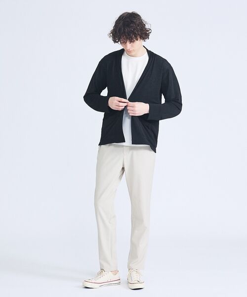 ABAHOUSE / アバハウス カーディガン・ボレロ | 【定番/シアー素材】ストレッチ カノコ ワンボタン カーディガン | 詳細23