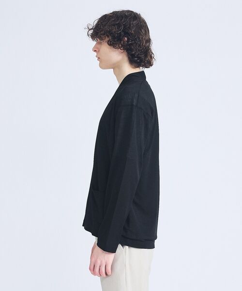 ABAHOUSE / アバハウス カーディガン・ボレロ | 【定番/シアー素材】ストレッチ カノコ ワンボタン カーディガン | 詳細9