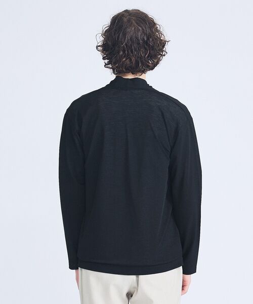 ABAHOUSE / アバハウス カーディガン・ボレロ | 【定番/シアー素材】ストレッチ カノコ ワンボタン カーディガン | 詳細10