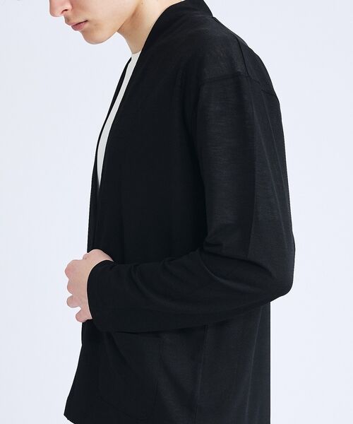 ABAHOUSE / アバハウス カーディガン・ボレロ | 【定番/シアー素材】ストレッチ カノコ ワンボタン カーディガン | 詳細12