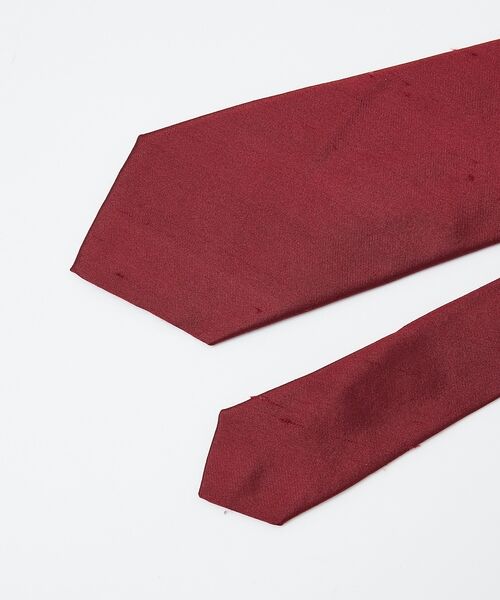 ABAHOUSE / アバハウス ネクタイ | 【シルク100％】 無地 ソリッドタイ | 詳細2