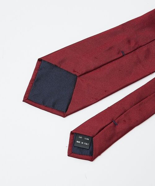 ABAHOUSE / アバハウス ネクタイ | 【シルク100％】 無地 ソリッドタイ | 詳細3