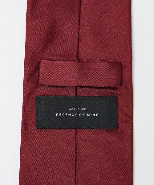 ABAHOUSE / アバハウス ネクタイ | 【シルク100％】 無地 ソリッドタイ | 詳細5