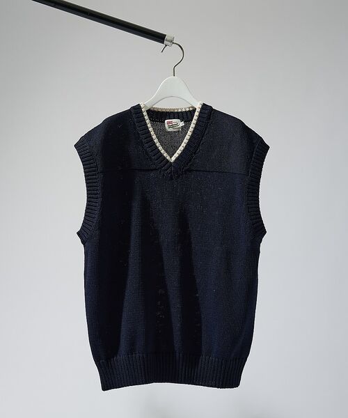 ABAHOUSE / アバハウス ベスト | 【Traditional Weatherwear】HOUNSLOW VEST ハ（ネイビー）