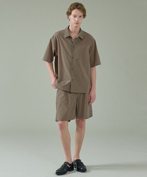 ABAHOUSE / アバハウス シャツ・ブラウス | 【セットアップ対応】ドットエアー オープンカラーシャツ / オーバーサイズ【予約 | 詳細4