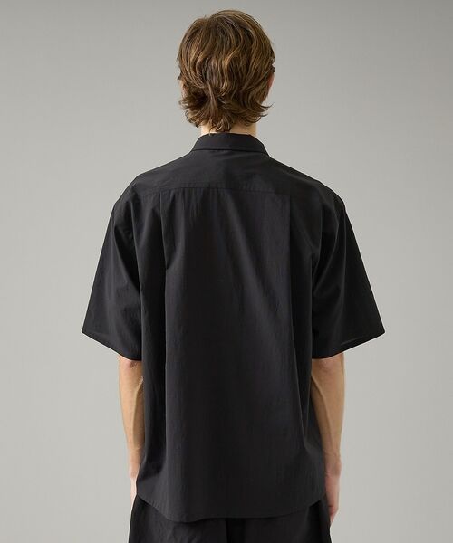 ABAHOUSE / アバハウス シャツ・ブラウス | 【セットアップ対応】ドットエアー オープンカラーシャツ / オーバーサイズ【予約 | 詳細10