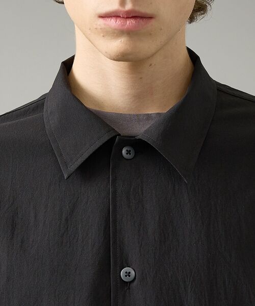 ABAHOUSE / アバハウス シャツ・ブラウス | 【セットアップ対応】ドットエアー オープンカラーシャツ / オーバーサイズ【予約 | 詳細11