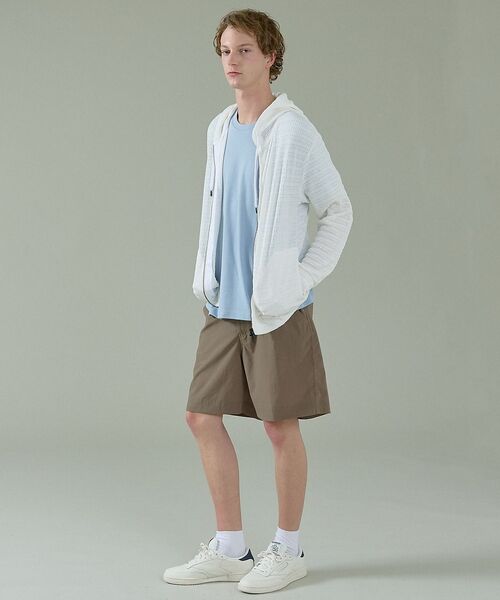 ABAHOUSE / アバハウス ショート・ハーフ・半端丈パンツ | 【セットアップ対応】ドットエアー ワイドショートパンツ【予約】 | 詳細1