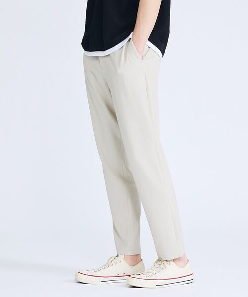 ABAHOUSE / アバハウス パンツ | 【セットアップ対応】デニムライクツイル テーパード イージーパンツ | 詳細11