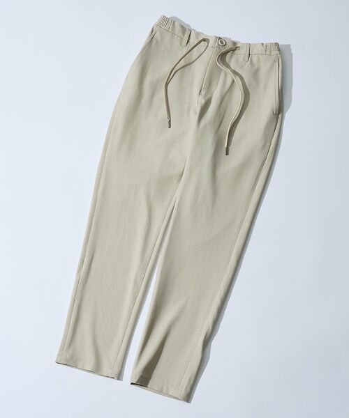 ABAHOUSE / アバハウス パンツ | 【セットアップ対応】デニムライクツイル テーパード イージーパンツ | 詳細2
