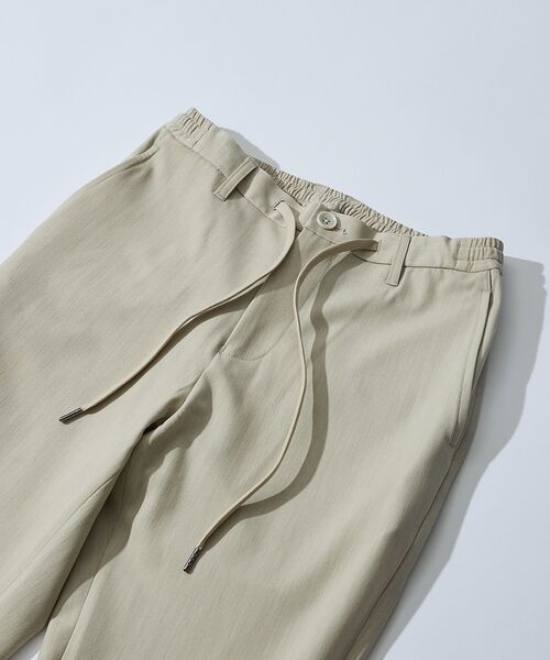 ABAHOUSE / アバハウス パンツ | 【セットアップ対応】デニムライクツイル テーパード イージーパンツ | 詳細3