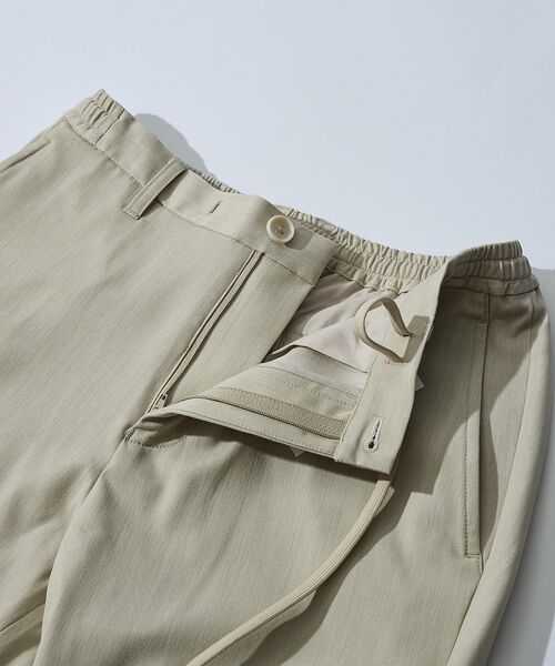 ABAHOUSE / アバハウス パンツ | 【セットアップ対応】デニムライクツイル テーパード イージーパンツ | 詳細4