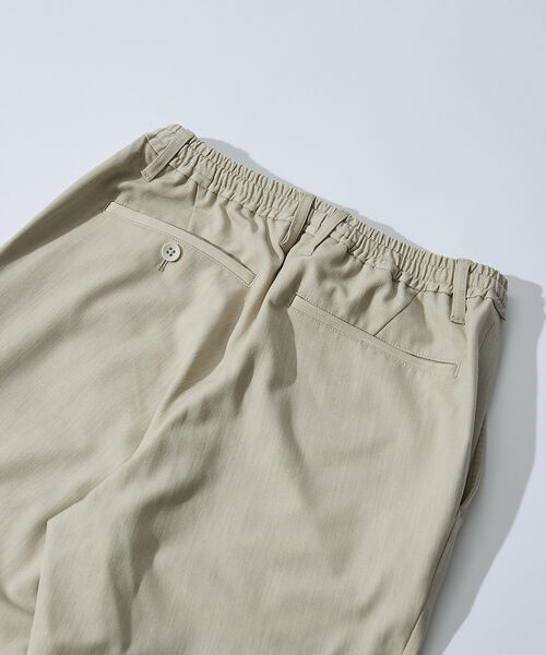 ABAHOUSE / アバハウス パンツ | 【セットアップ対応】デニムライクツイル テーパード イージーパンツ | 詳細7