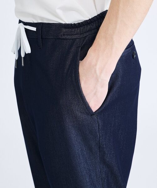 ABAHOUSE / アバハウス パンツ | 【セットアップ対応】デニムライクツイル テーパード イージーパンツ | 詳細24