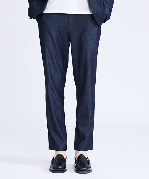 ABAHOUSE / アバハウス パンツ | 【セットアップ対応】デニムライクツイル テーパード イージーパンツ | 詳細26