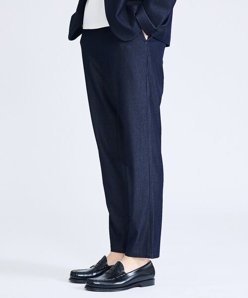 ABAHOUSE / アバハウス パンツ | 【セットアップ対応】デニムライクツイル テーパード イージーパンツ | 詳細27